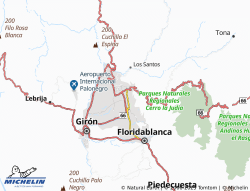 MICHELIN Mejoras Públicas map - ViaMichelin