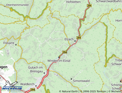 MICHELIN Katzenmoos map - ViaMichelin