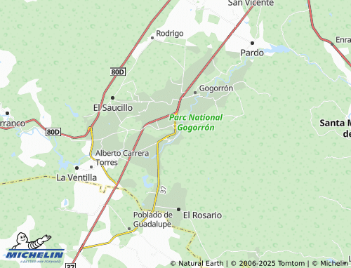 MICHELIN Villa de Reyes map - ViaMichelin