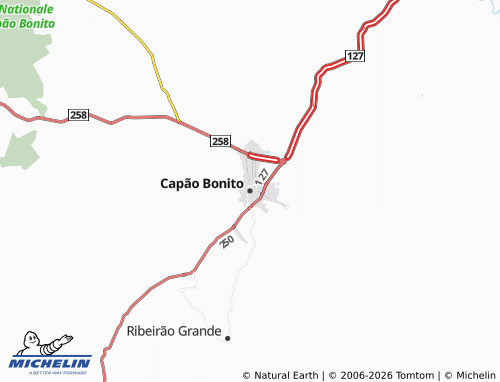 Mapa MICHELIN Capão Bonito - ViaMichelin