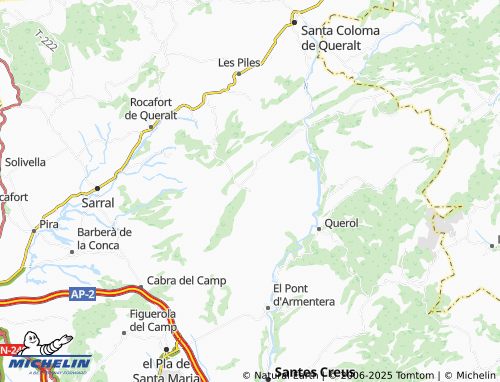 Mappa MICHELIN Vallespinosa - ViaMichelin
