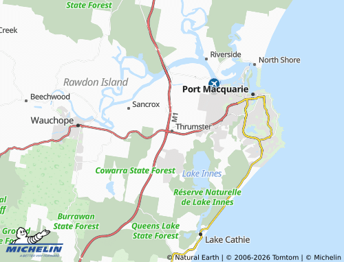 Mapa MICHELIN Thrumster - ViaMichelin