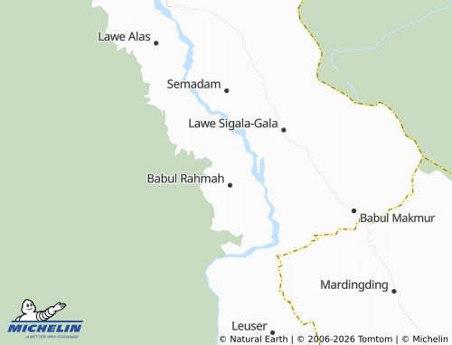 MICHELIN Lawe Malun map - ViaMichelin