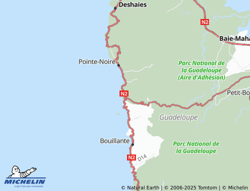 Mapa MICHELIN Mahaut - ViaMichelin