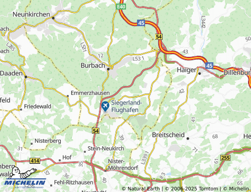 MICHELIN Lützeln map - ViaMichelin