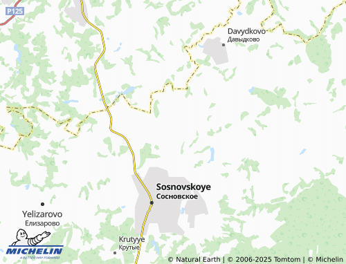 MICHELIN Glyadkovo map - ViaMichelin