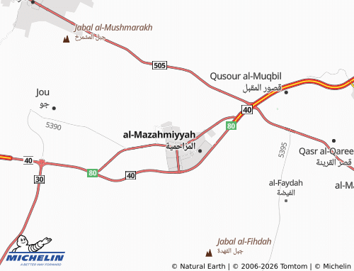 Carte MICHELIN al-Murouj - ViaMichelin