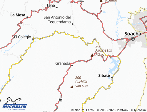 Carte MICHELIN San José Bajo - ViaMichelin