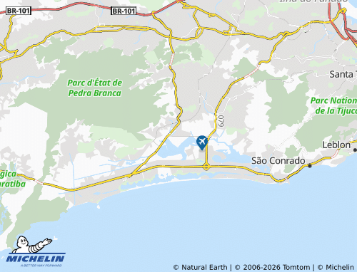 Mapa MICHELIN Jacarepaguá - ViaMichelin