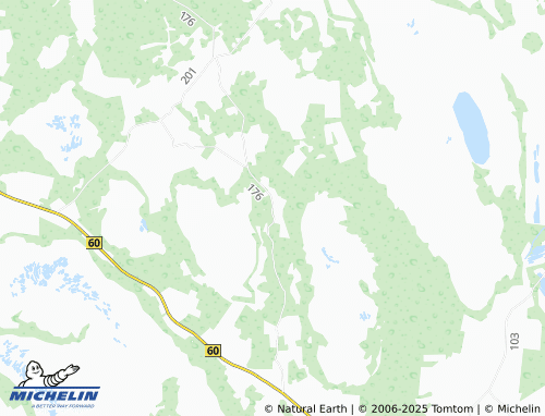 MICHELIN Kiisamaa map - ViaMichelin