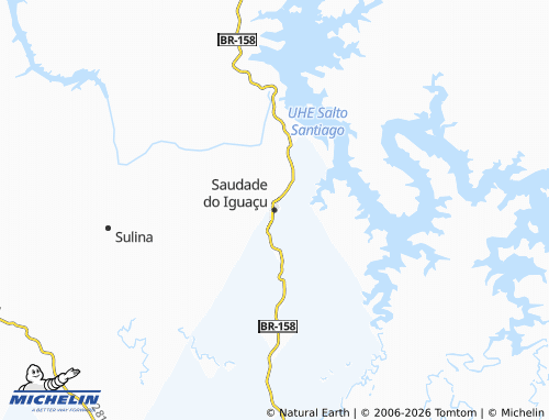 Mappa MICHELIN Saudade do Iguaçu - ViaMichelin