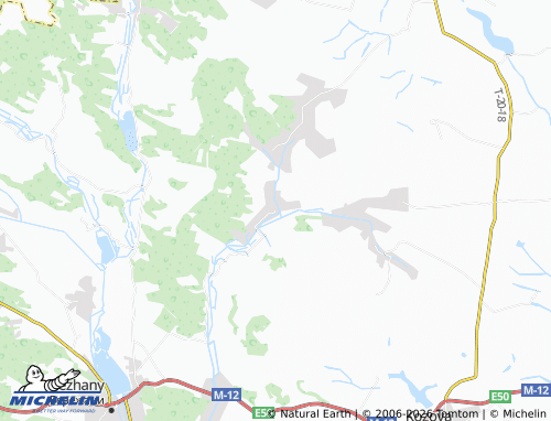 Mappa MICHELIN Byshky - ViaMichelin