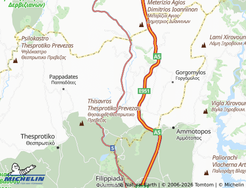 MICHELIN Kerasona map - ViaMichelin