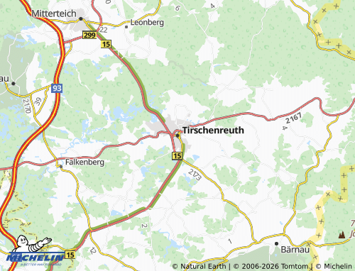 Mappa MICHELIN Tirschenreuth - ViaMichelin