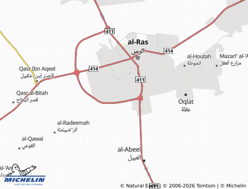Mapa MICHELIN al-Quds - ViaMichelin