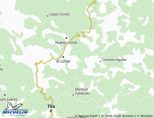 Mappa MICHELIN Progreso - ViaMichelin