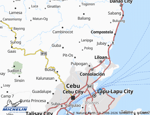 Mappa MICHELIN Pit-Os - ViaMichelin