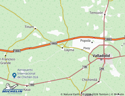 Carte MICHELIN Uayma - ViaMichelin