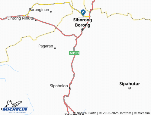 MICHELIN Paniaran map - ViaMichelin