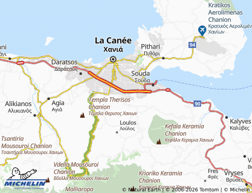 Carte MICHELIN Nerokouros - ViaMichelin