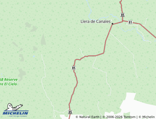 MICHELIN Felipe Ángeles map - ViaMichelin