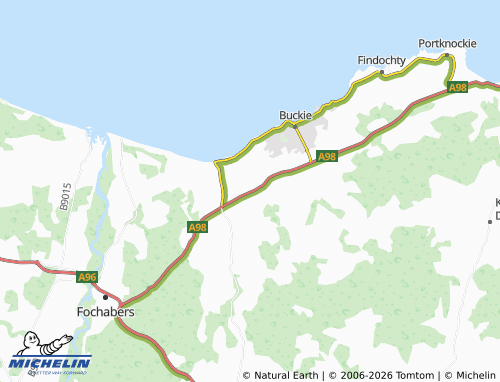 Carte MICHELIN Slackhead - ViaMichelin