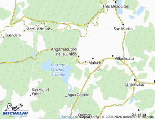 Mappa MICHELIN Luis Echeverría - ViaMichelin