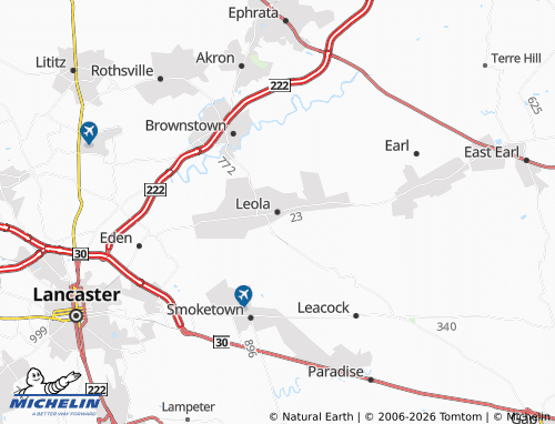 Carte MICHELIN Leola - ViaMichelin