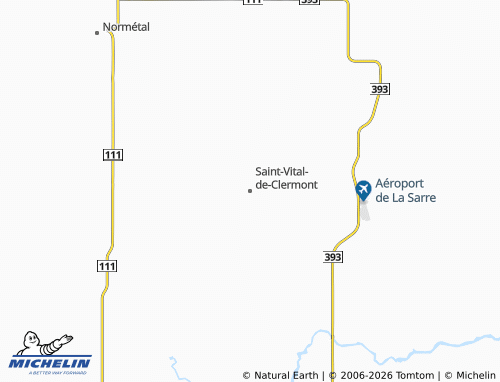 MICHELIN Saint-Vital-de-Clermont map - ViaMichelin