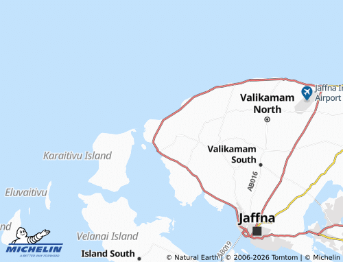 Mapa MICHELIN Chulipuram West - ViaMichelin