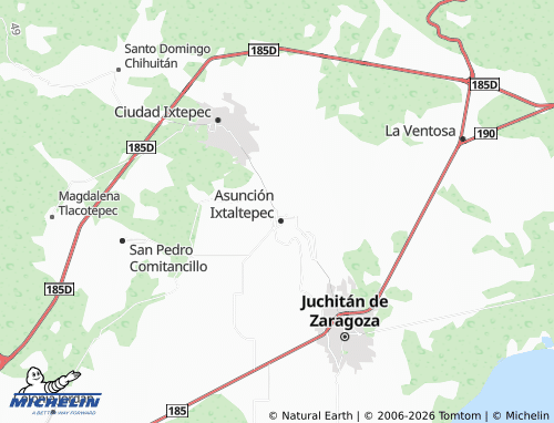 MICHELIN Primera Sección map - ViaMichelin