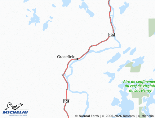 Mappa MICHELIN Gracefield - ViaMichelin