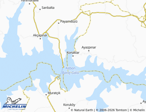 Mappa MICHELIN Konaklar - ViaMichelin