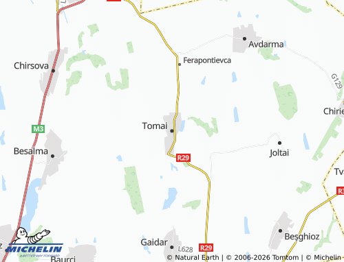 MICHELIN Tomai map - ViaMichelin
