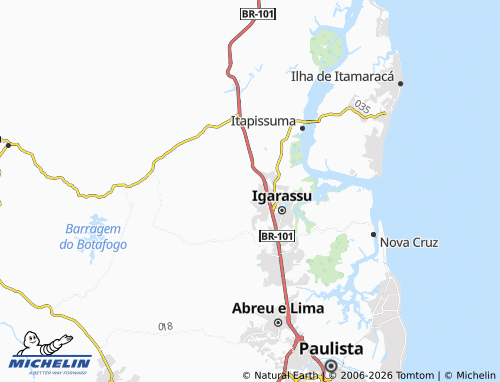 MICHELIN Bela Vista map - ViaMichelin