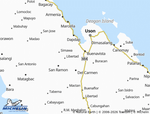 MICHELIN Aurora map - ViaMichelin