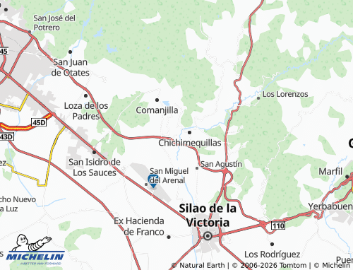 MICHELIN-Landkarte Salitrillo - ViaMichelin