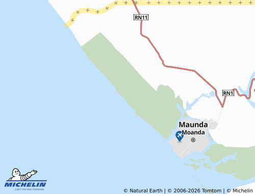 MICHELIN Binga map - ViaMichelin