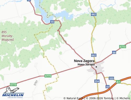 MICHELIN Bryastovo map - ViaMichelin