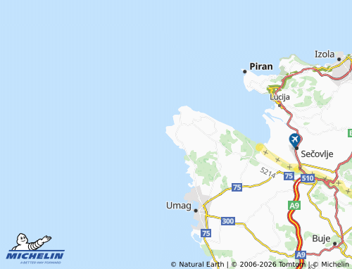 Carte MICHELIN Bašanija - ViaMichelin