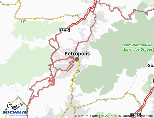 Mapa MICHELIN Petrópolis - ViaMichelin