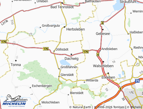 MICHELIN-Landkarte Dachwig - ViaMichelin