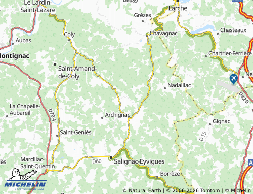 Mapa MICHELIN Jayac - ViaMichelin