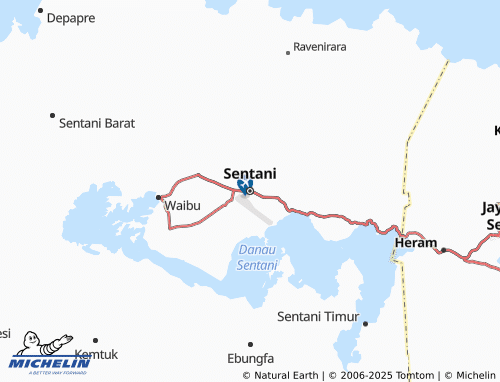 MICHELIN Sentani map - ViaMichelin