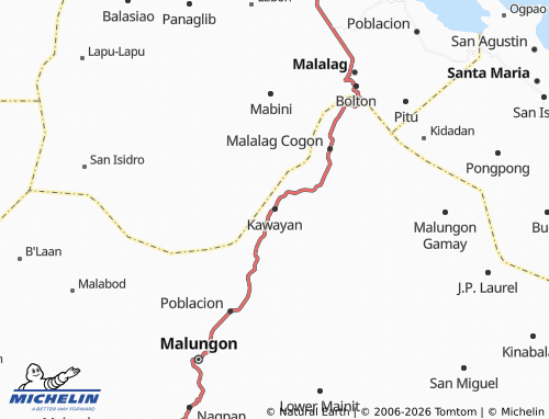 MICHELIN Kawayan map - ViaMichelin