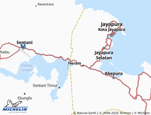 MICHELIN Waena map - ViaMichelin