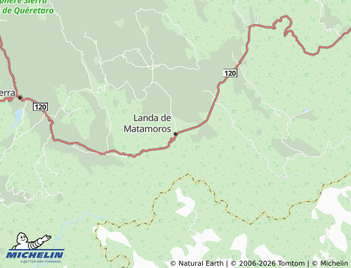 Mappa MICHELIN Landa de Matamoros - ViaMichelin