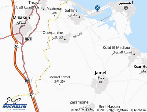 Mapa MICHELIN Seedi Bou Othman - ViaMichelin