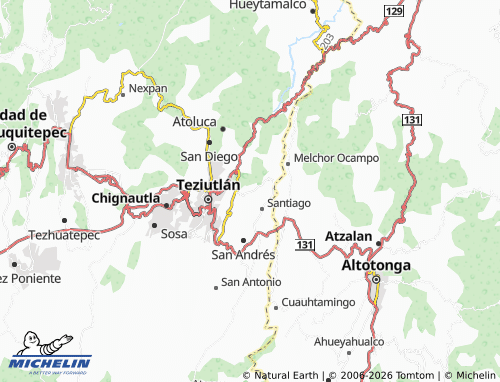 Mapa MICHELIN Ixtlahuaca - ViaMichelin