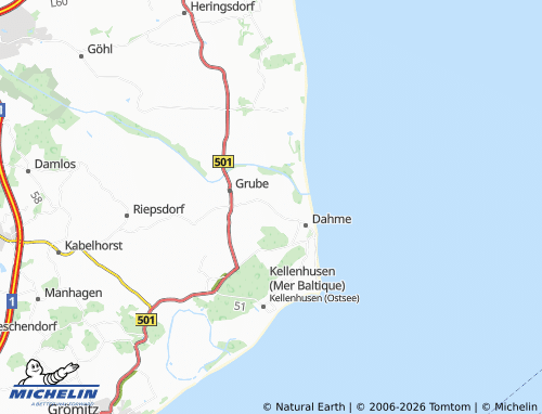 MICHELIN Dahmerfelde map - ViaMichelin